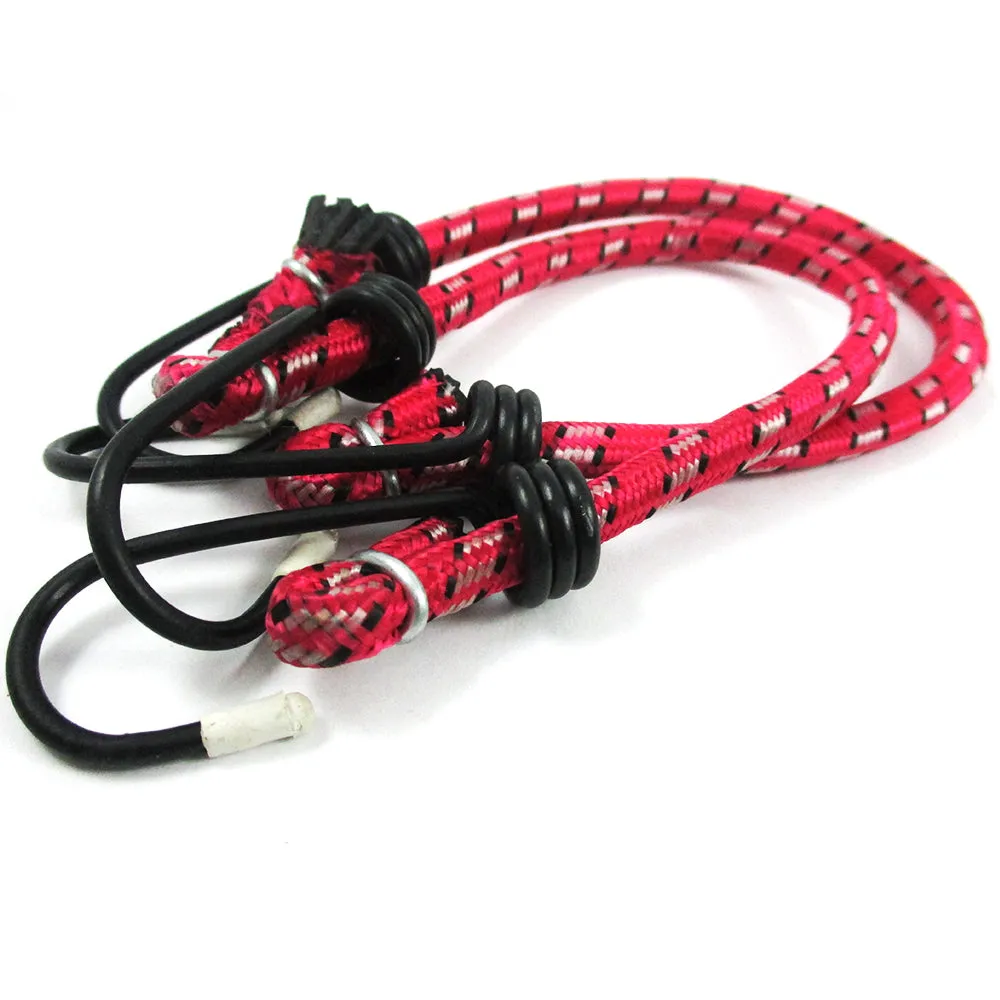 12 Bungee Cord Strap Heavy Duty Tarp Bungie Elastic Tie Down Set 12" 18" 24" New