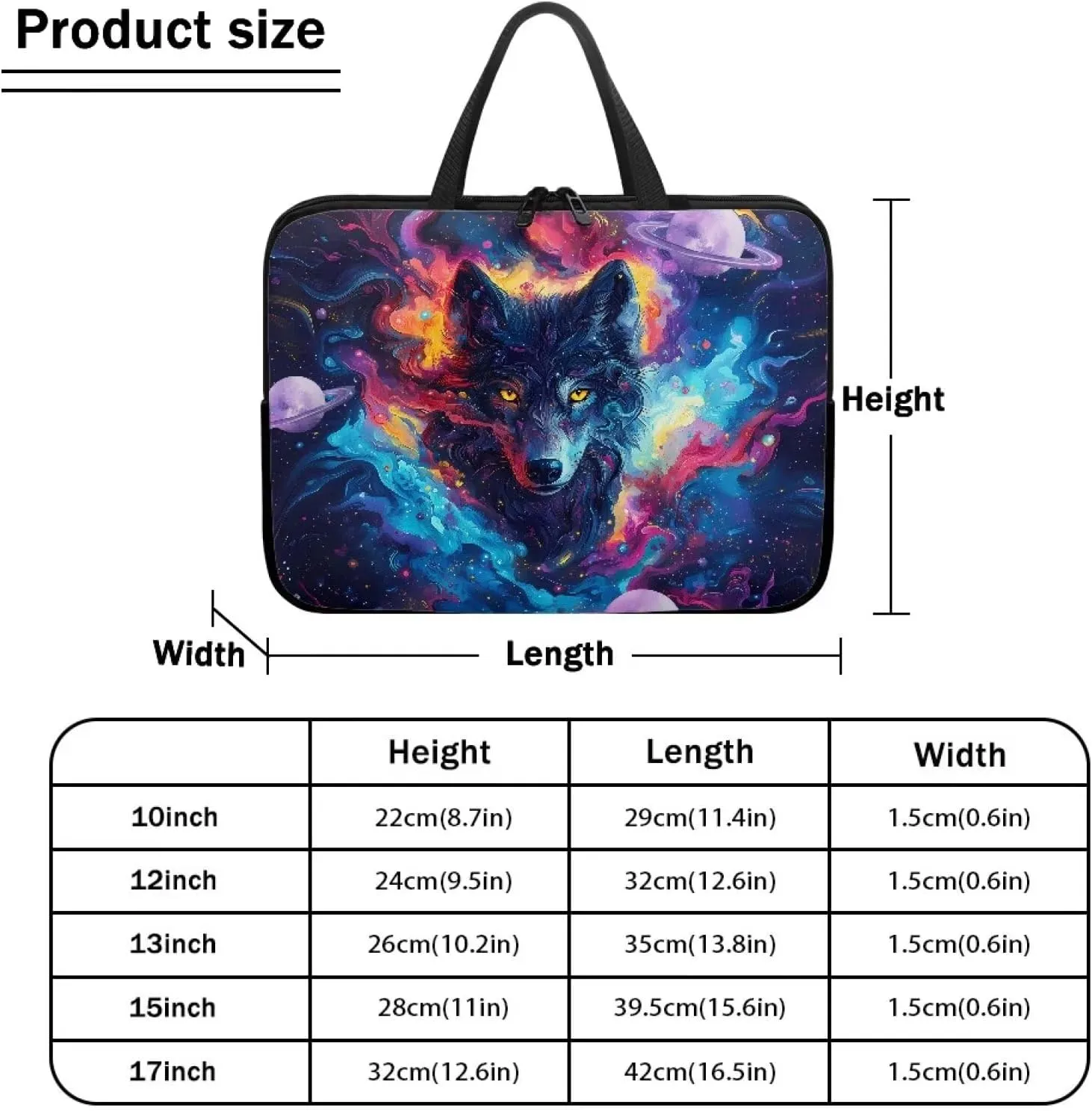 15.6 17.3  Inch Laptop Carrying Case for Women Men Laptop Slevee Computer Bag Laptop Covers