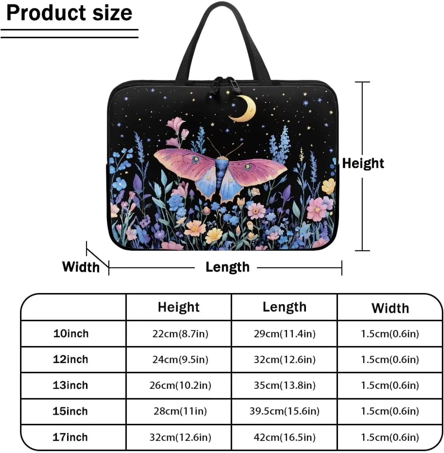 15.6 17.3  Inch Laptop Carrying Case for Women Men Laptop Slevee Computer Bag Laptop Covers