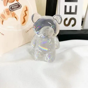 1Pc Cute Bear Shape Expandable Collapsible Mobile Phone Grip Stand Holder for Smartphone Tablet Cell Phone Accessories,Cell Phone Stands