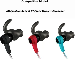3 Pairs (S M L) Anti-Slip Silicone Eartips Earbuds Eargels Compatible with Synchros Reflect BT Sports Wireless Earphones