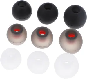 36pcs Silicone Earplug Caps for Earphone Buds Replacement Tips Comfortable Noise Isolation Covers