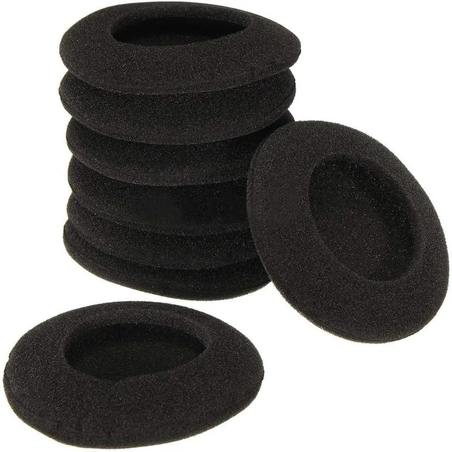 4 Pairs 60mm 2.35'' Foam Sponge Ear Pads Headset Headphone Earphone Soft Covers