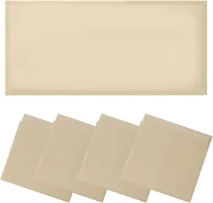4 Pcs Fluorescent Light Covers - Light Covers for Ceiling Lights Classroom, Magnetic Light Filters for Office, Hospitals, Home 4 x 2 Feet (Warm Yellow)
