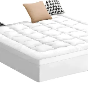 7Cm Bamboo Mattress Topper Protector Cover Single