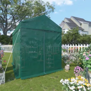 8x6 Walk-in Shade Cloth Cover Pop Up Greenhouse