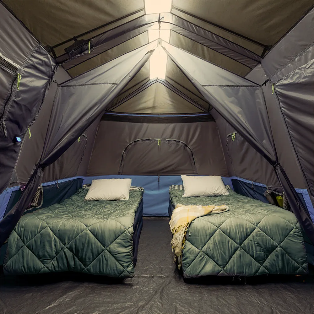 9 Person Lighted Instant Cabin Tent 14’ x 9’
