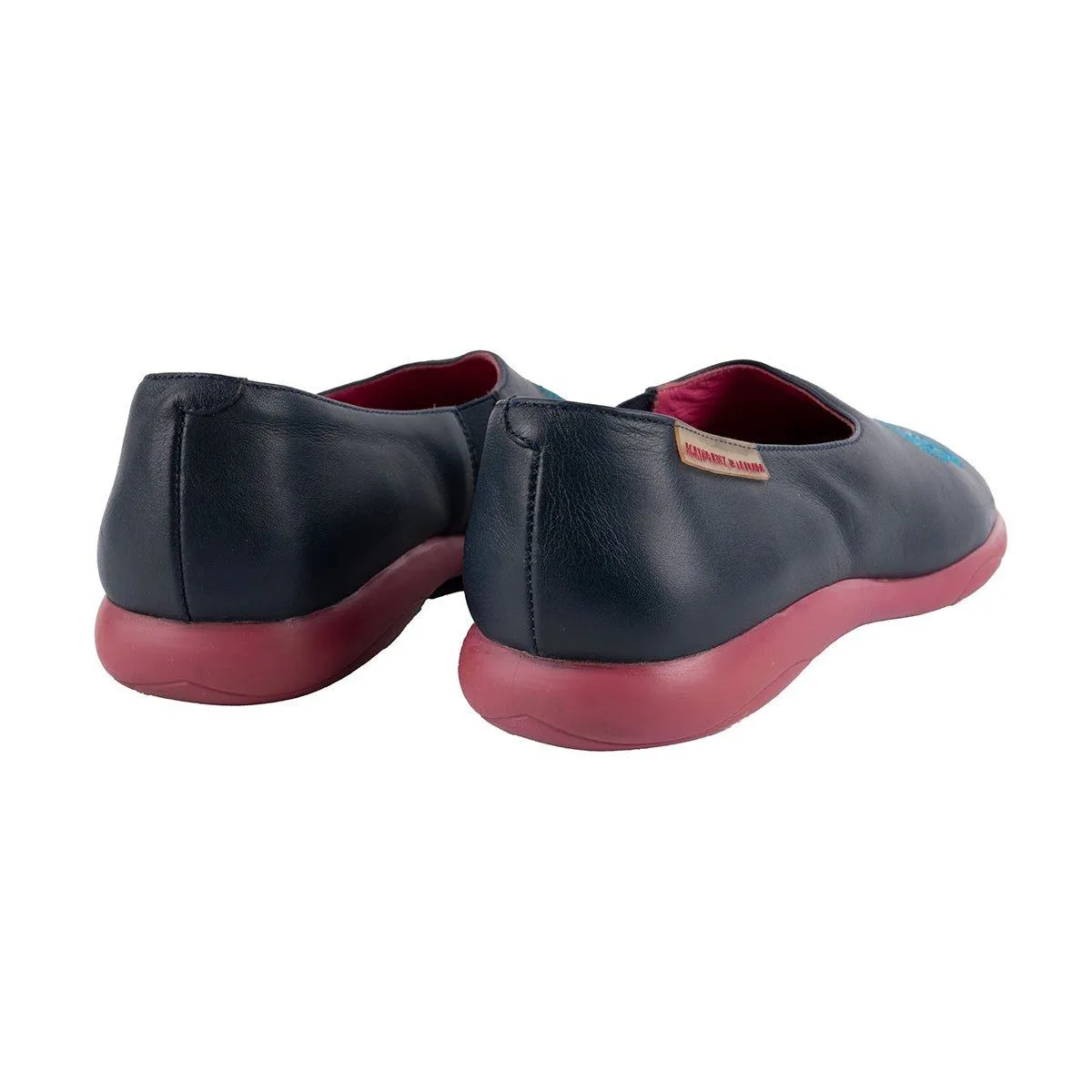 Agatha Ruiz De La Prada Casual Loafers Leather Blue Colour For Women