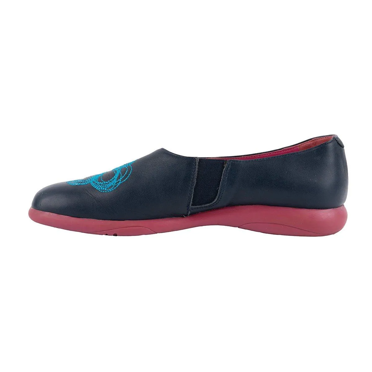 Agatha Ruiz De La Prada Casual Loafers Leather Blue Colour For Women