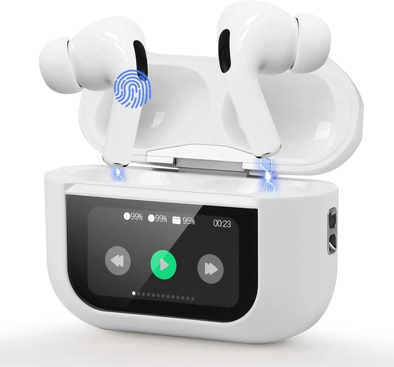 AI Language Translator Earbuds,144 Languages Translator Device and Accents 8 Offline Language Translation, Auriculares de traduccin, Two-Way Translator Earphones for Language Learning/Travel/Business
