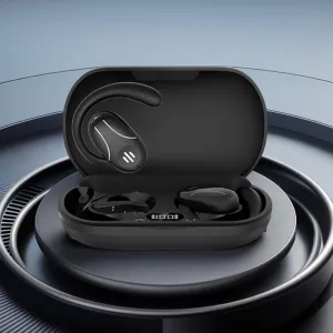 AI Translation Earbuds Real Time, 5 in 1 Language Translator Earbuds Supports 144 Languages & Accents, Free Offline Translation Device for Travel Business Learning, Black