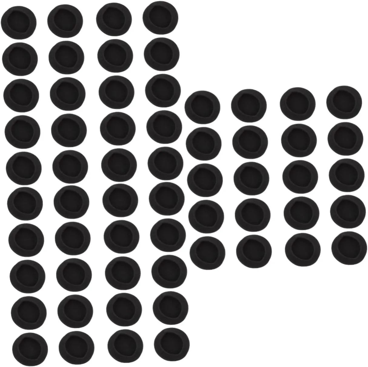 Angoily 60 Pcs Earpads for Headset Soft Headphone Ear Pads Replacement Ear Covers