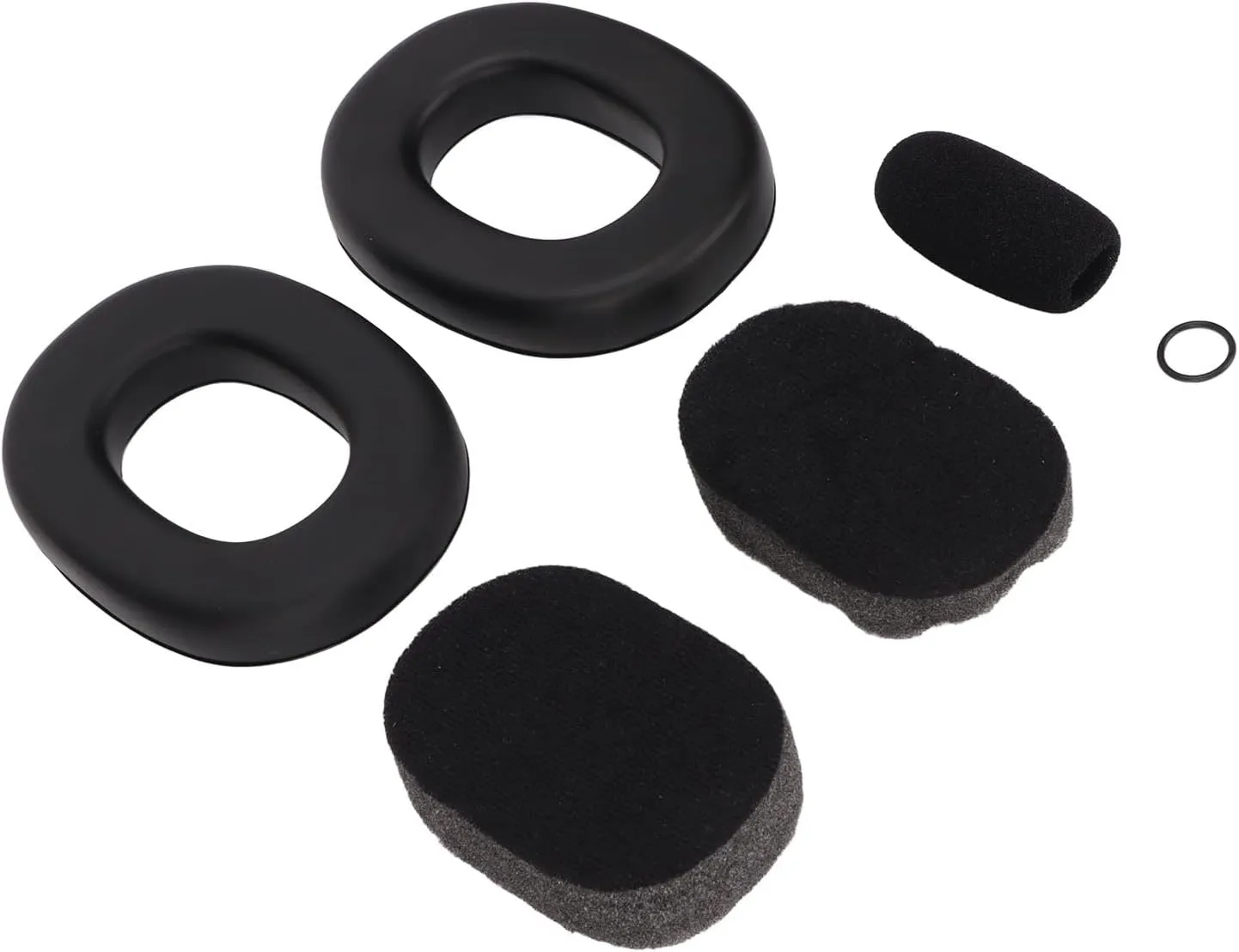 Aviation Pilot Headphones Ear Pads, Replacement Noise Reduction Protective Headset Earmuffs, for David Clark, for Avcomm, for Pilot USA, Soft Silicone and Foam