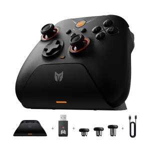 BIGBIG WON Wireless Controllers, Gale Hall PC Controllers Motion Control, Hall Joysticks&Triggers, 3 Pairs of Thumbsticks, PC App Game Controllers for Switch/PC/iOS/Android Wireless Gaming Controller