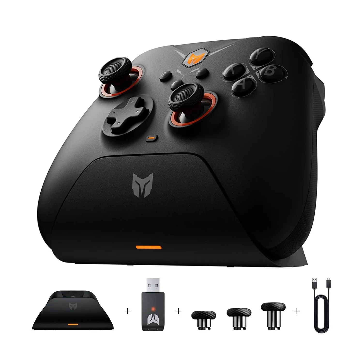 BIGBIG WON Wireless Controllers, Gale Hall PC Controllers Motion Control, Hall Joysticks&Triggers, 3 Pairs of Thumbsticks, PC App Game Controllers for Switch/PC/iOS/Android Wireless Gaming Controller