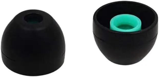 BLUEWALL Ear Tips eartips Earbuds Tips Compatible with Sony WF-1000XM5, Fit in Case Earbuds Slicone Tip Compatible with Sony WF-1000XM5 6 Pairs SML Black