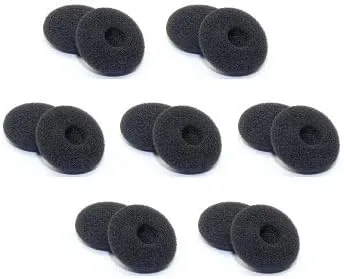 Brand Replacement Earbud Covers, Foam Pads, Ear Cushions for Stereo Earphones, Earbuds (8 Pairs)
