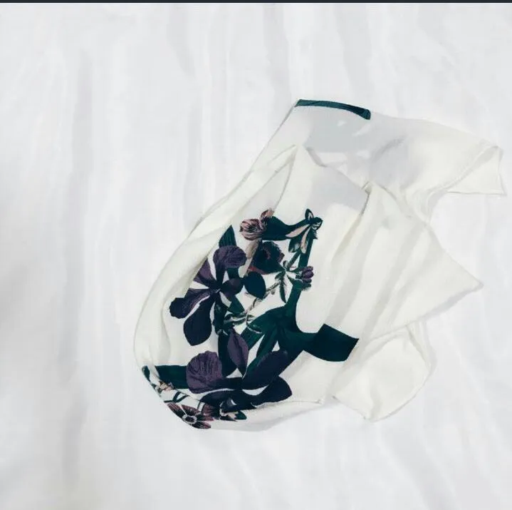 Bubble chiffon floral  printed Shawls Designs