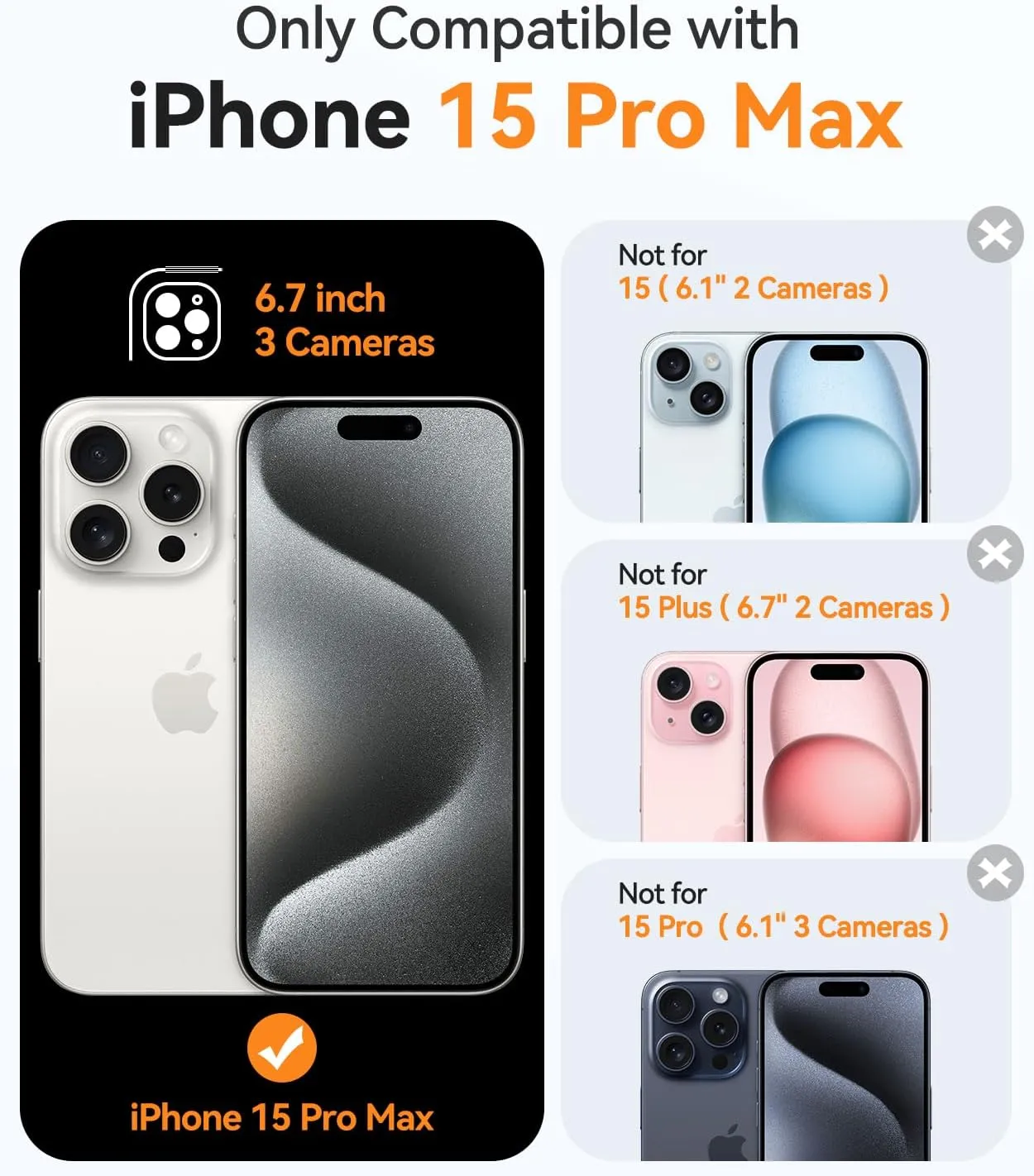 CANSHN Magnetic Compatible with iPhone 15 Pro Max Case, Upgraded [Full Camera Protection] [Compatible with Magsafe] [Translucent Matte] Shockproof Protective Phone Case Cover 6.7 Inch - Deep Green
