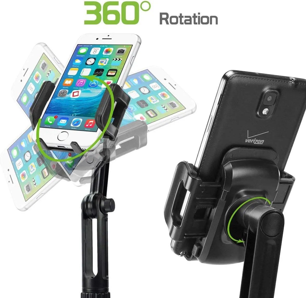 Cellet Car Cup Holder Phone Mount, Phone Holder Mount Cradle Universal Adjustable Compatible for All Smartphones Apple iPhone, Samsung Galaxy Note, LG, Moto Google Pixel (Long Neck)