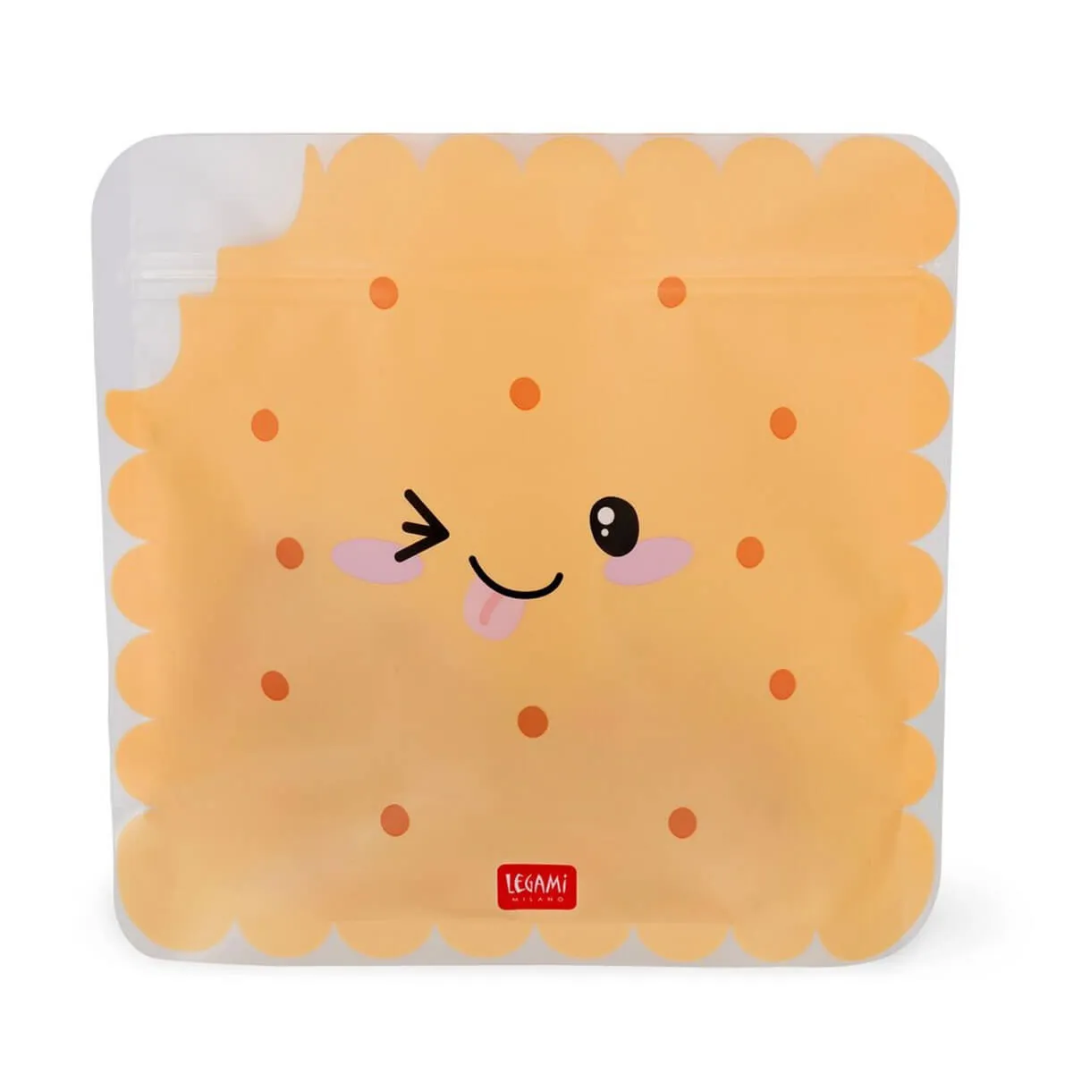 Cookie Set Of Three Reuseable Snack Bags by Legami