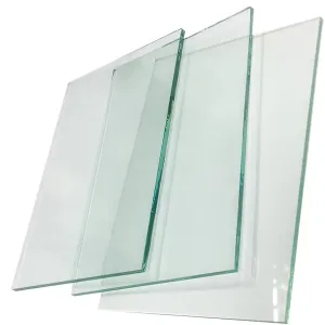 Custom Glass Cut to Size 1/8" 5/32" 3/16" 1/4" 3/8" Thickness for Tabletop, Shelves, Doors, Windows - Strong Tempered Glass