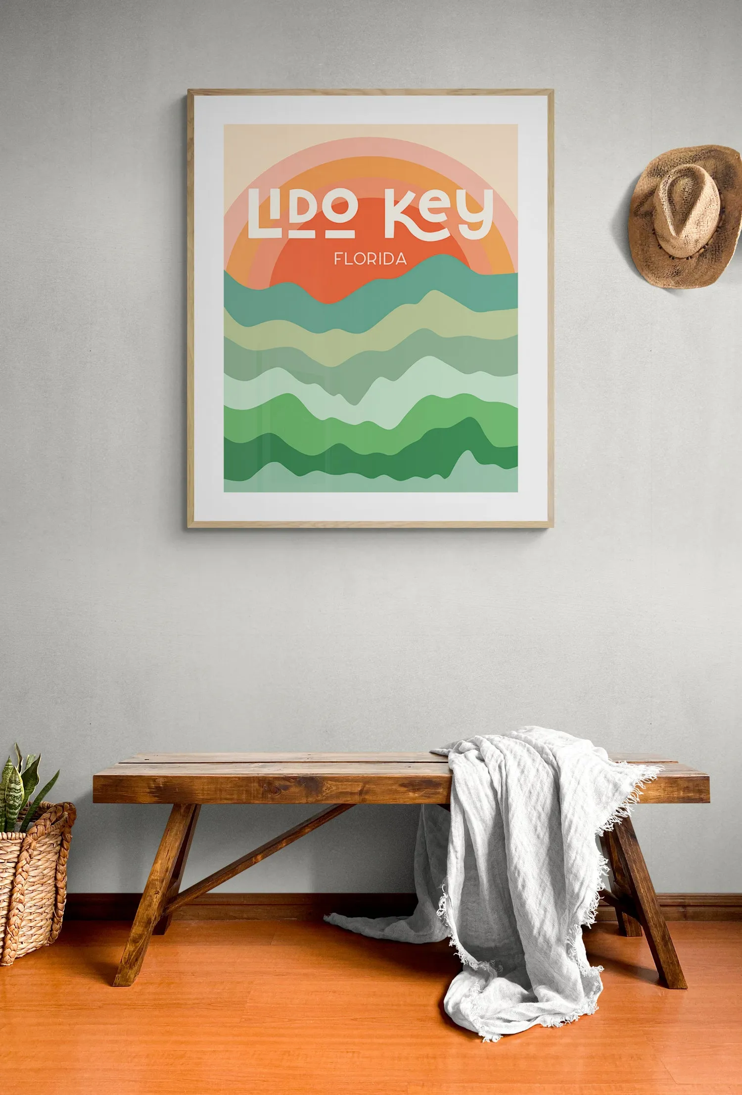 Destination: Lido Key - Modern Art Print