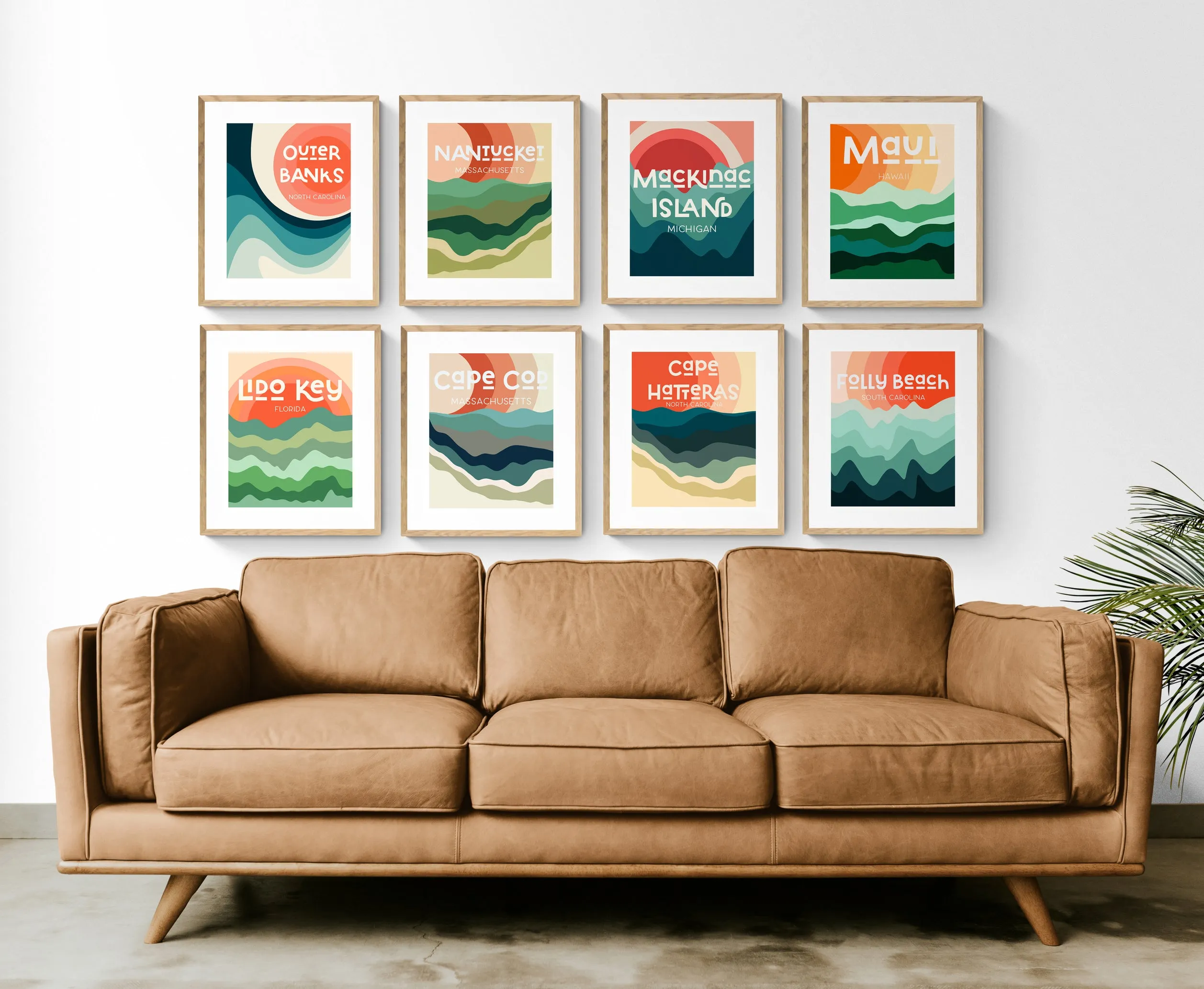 Destination: Lido Key - Modern Art Print