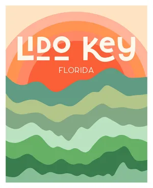 Destination: Lido Key - Modern Art Print