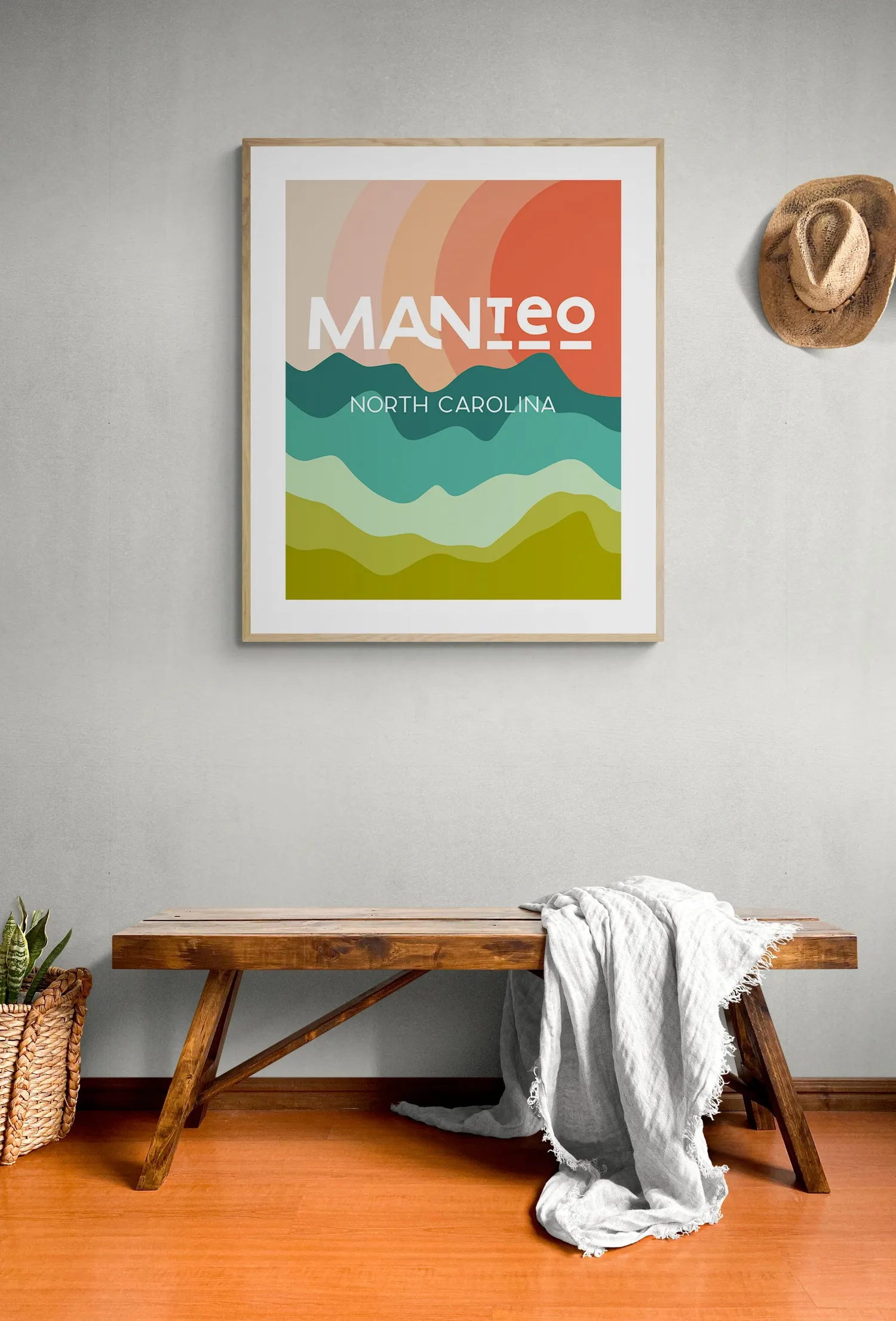 Destination: Manteo, North Carolina - Modern Art Print