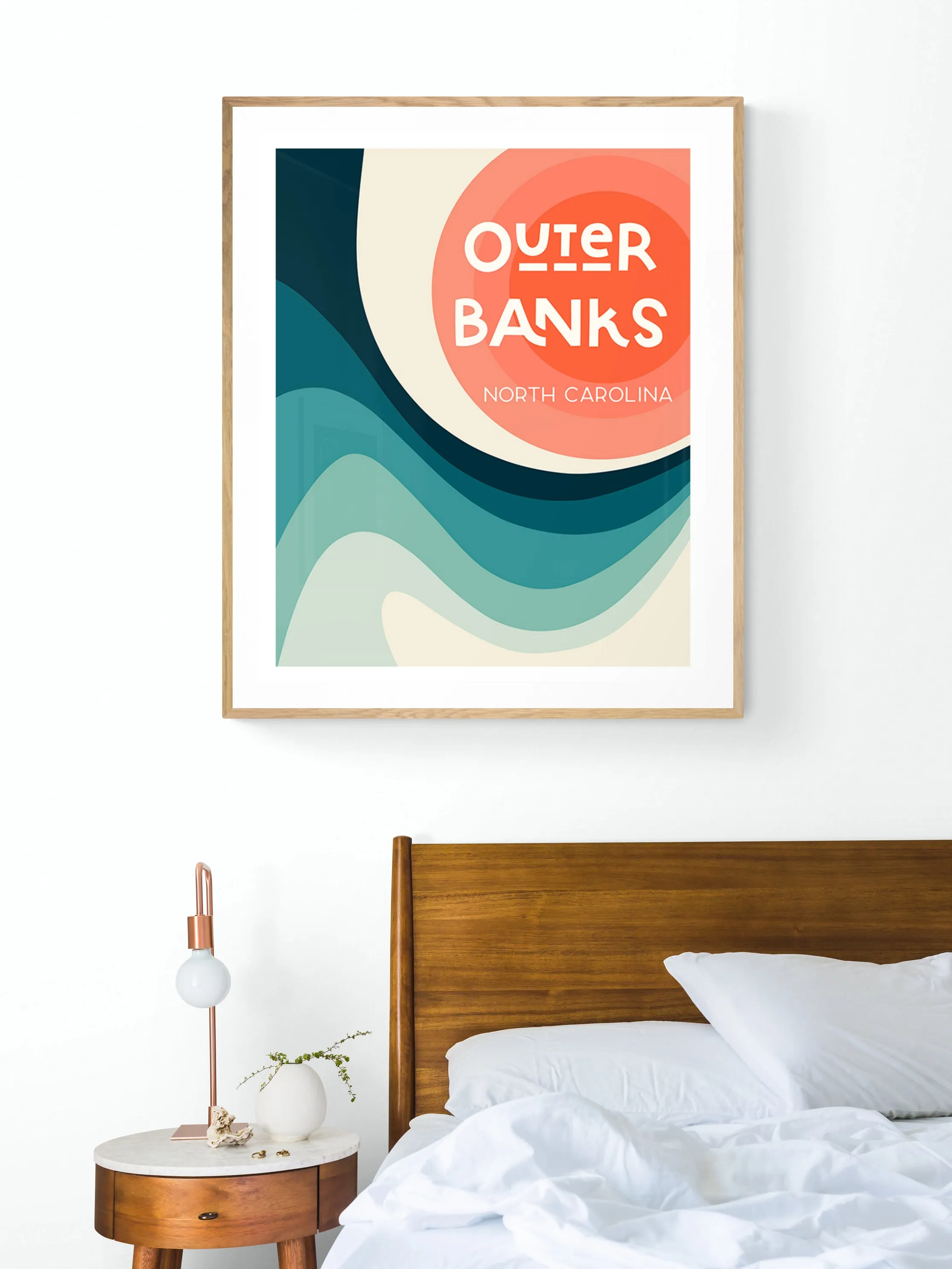 Destination: Outer Banks - Modern Art Print