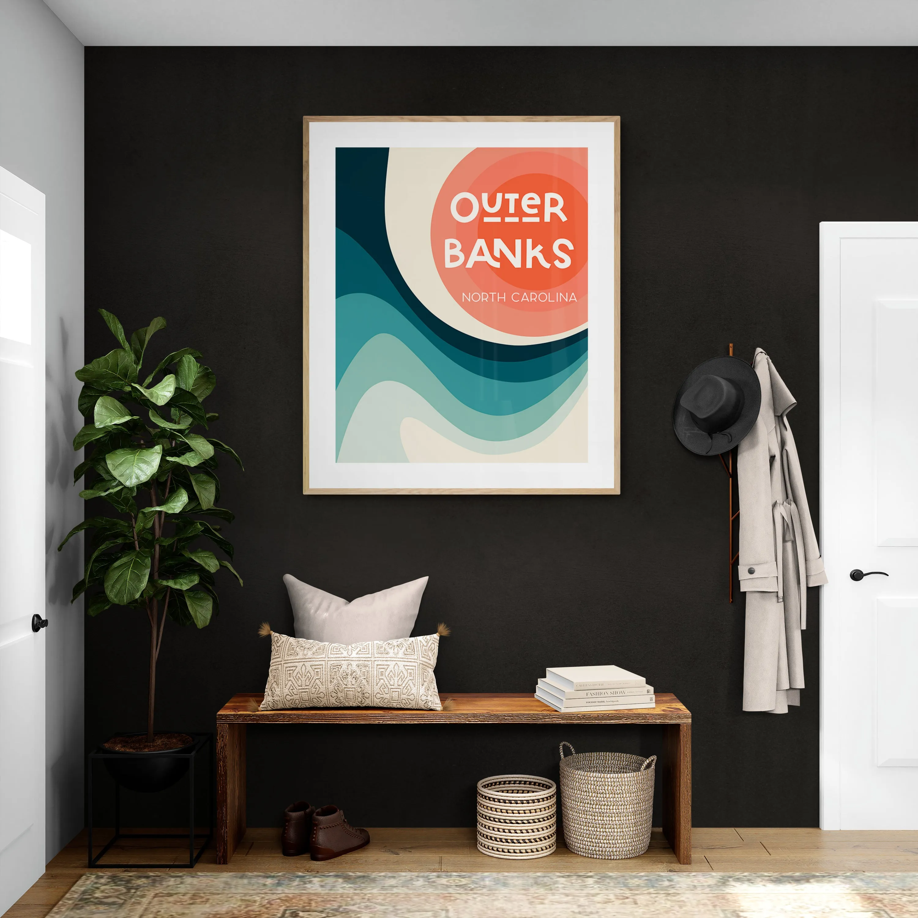 Destination: Outer Banks - Modern Art Print