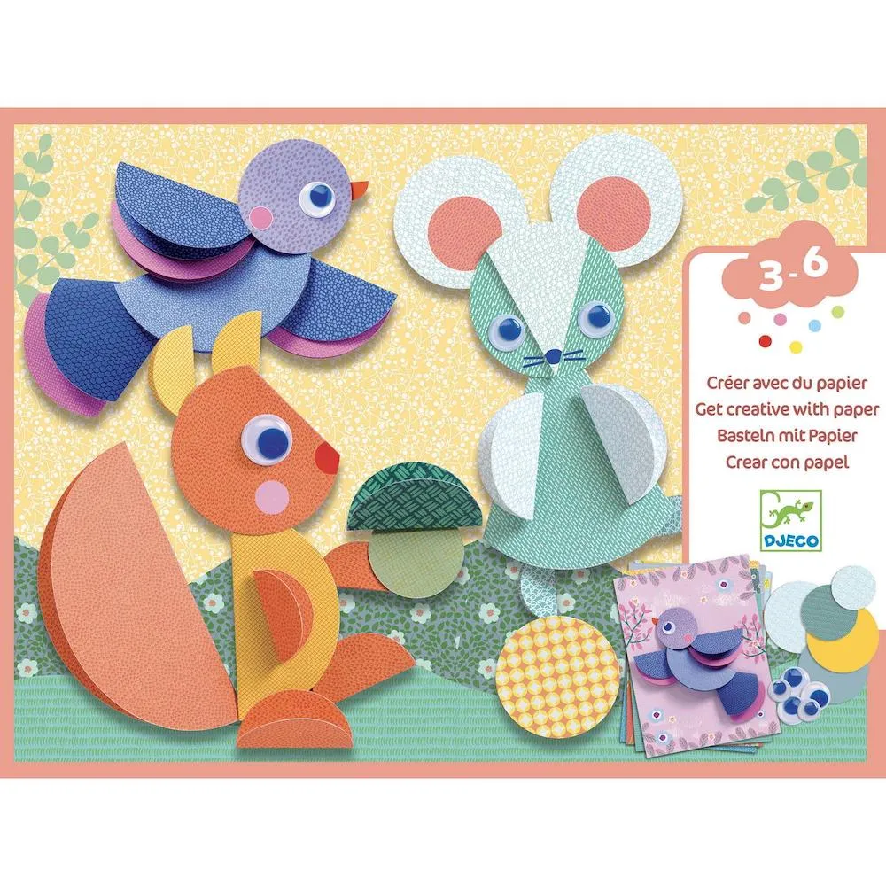 Djeco Create with Paper- Round and Round