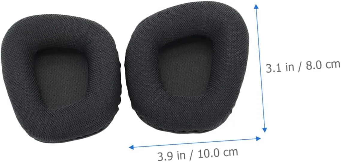 DOITOOL 2 Pairs Headset Covers for Noise Isolating Earpads Replacement Pads Memory Foam for
