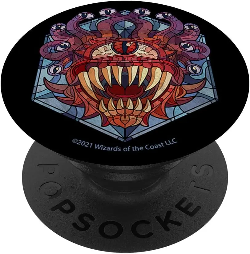 Dungeons & Dragons Eye Of The Beholder Stained Glass PopSockets Standard PopGrip