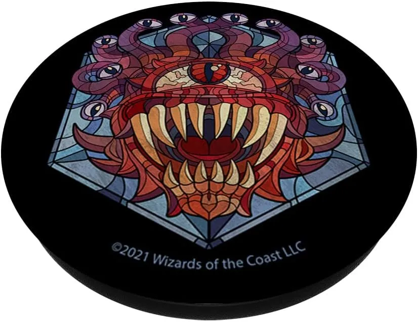 Dungeons & Dragons Eye Of The Beholder Stained Glass PopSockets Standard PopGrip