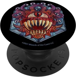 Dungeons & Dragons Eye Of The Beholder Stained Glass PopSockets Standard PopGrip