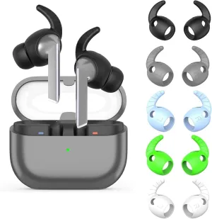Ear Hooks Covers for Samsung Galaxy Buds 3 Pro, 5 Pairs Sport Ear Tips Covers Silicone Anti-Slip Wingtip Galaxy Buds 3 Pro Earbuds Accessories [Not Fit in The Charging Case] (5 Color Mix)