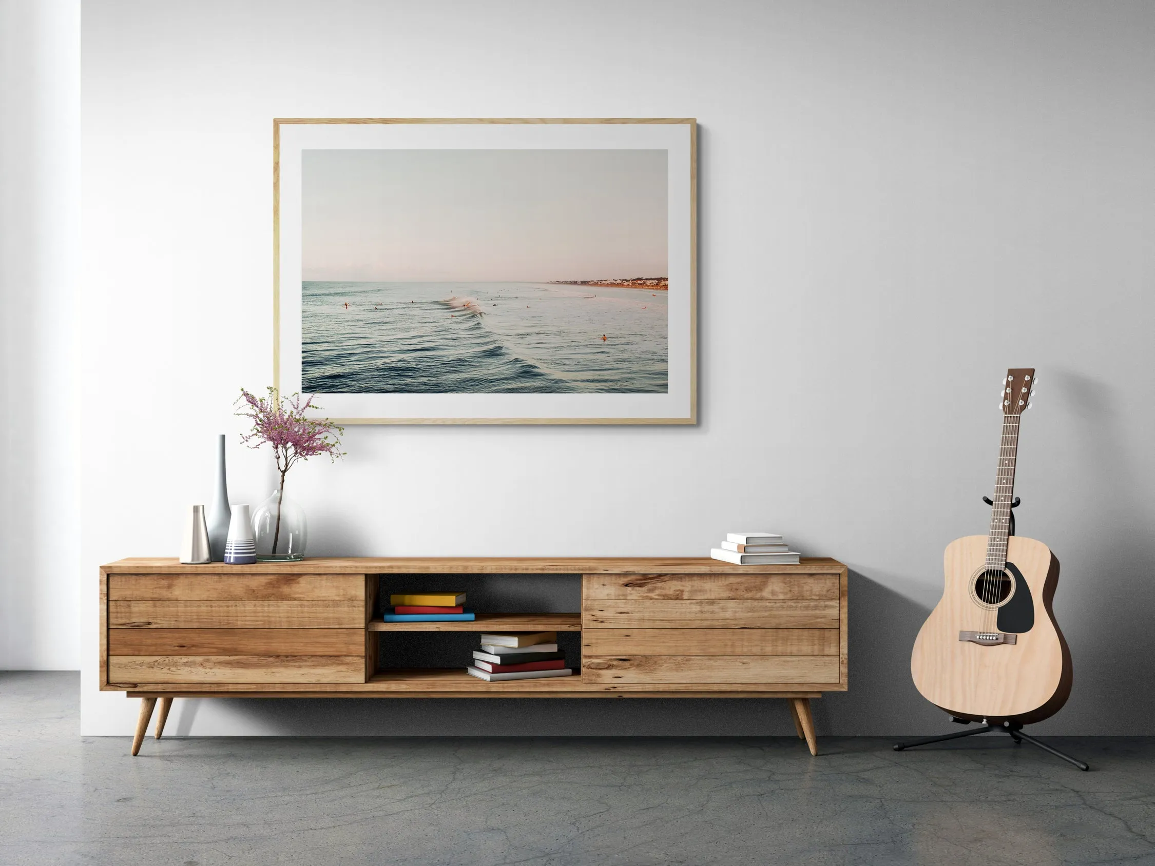 Fine Art Photograph - Surf School