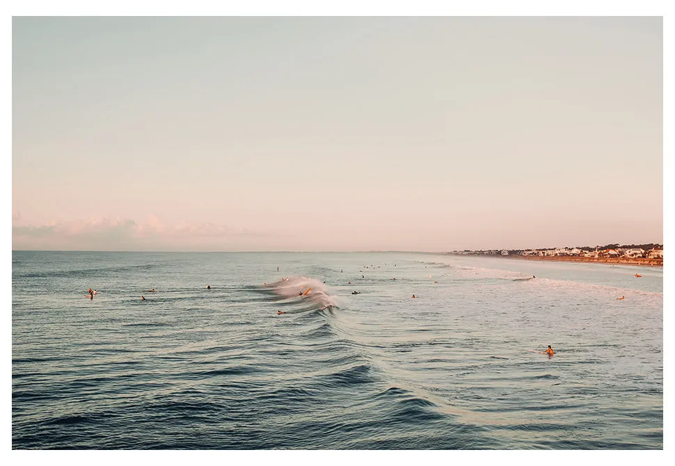 Fine Art Photograph - Surf School