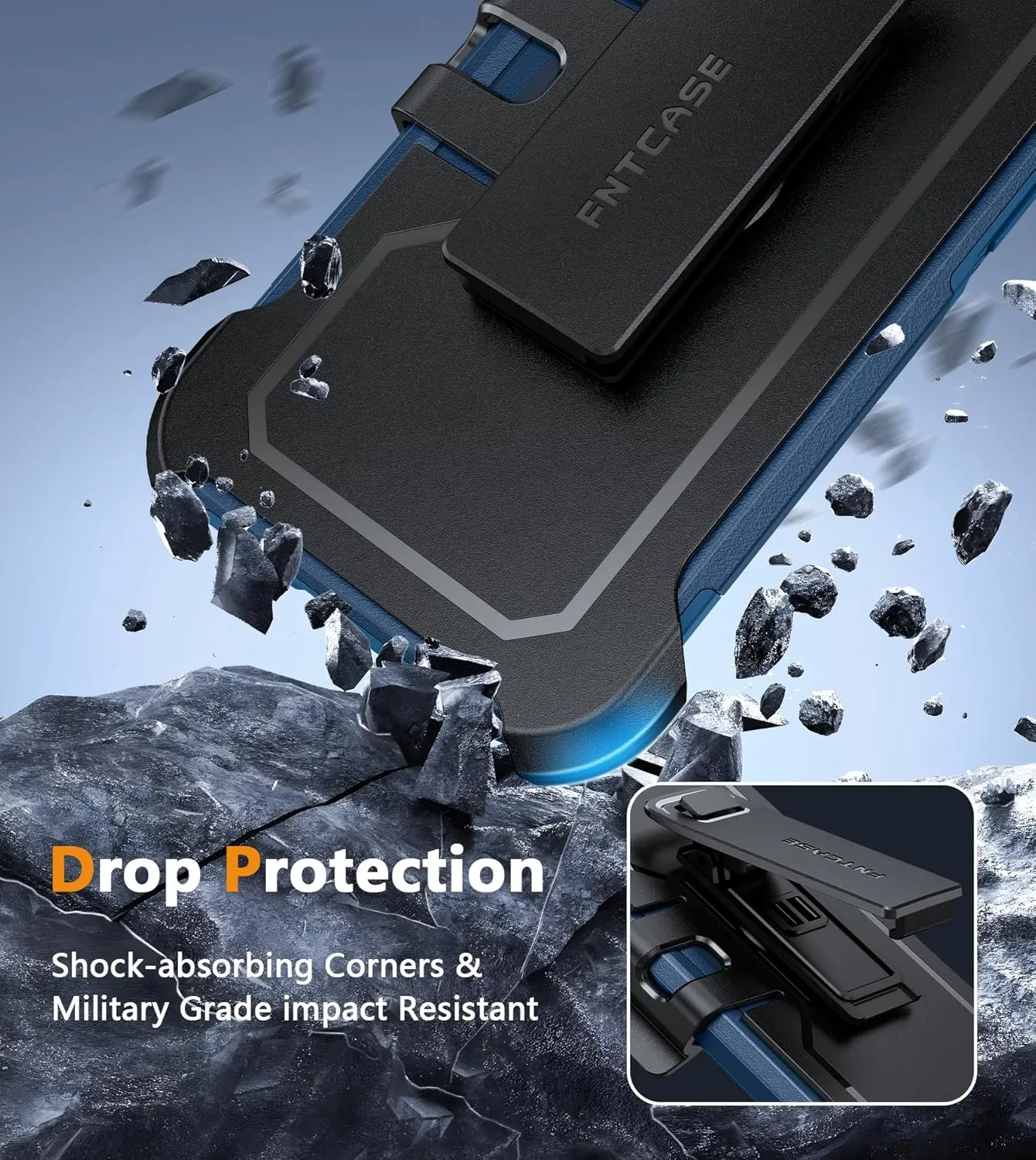 FNTCASE for iPhone 13/14 Phone Case: iPhone 16e Magnetic Translucent Matte Back Cover Metal Button Military Grade Protection Shockproof Shell Full Body Protective Slim Cell Phonecase