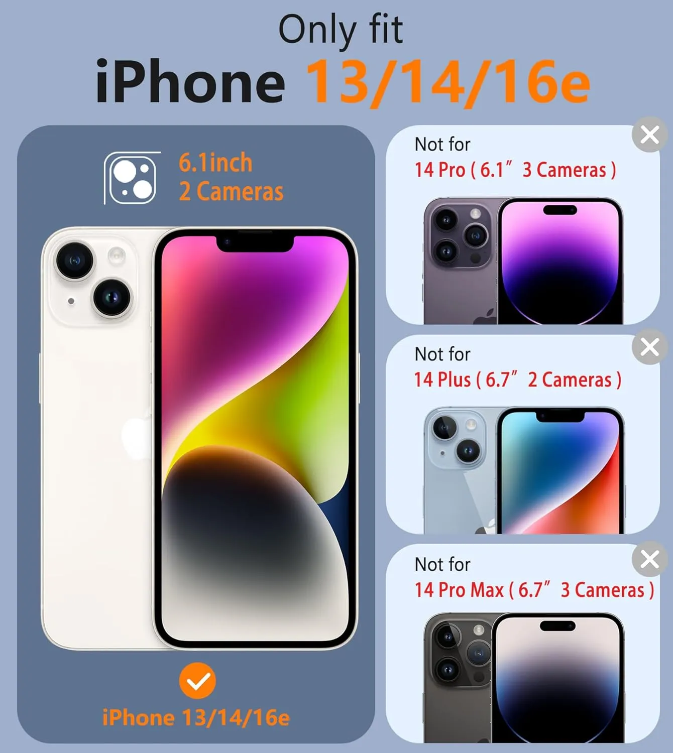 FNTCASE for iPhone 13/14 Phone Case: iPhone 16e Magnetic Translucent Matte Back Cover Metal Button Military Grade Protection Shockproof Shell Full Body Protective Slim Cell Phonecase