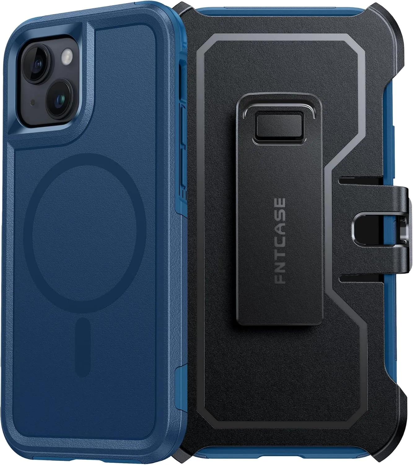 FNTCASE for iPhone 13/14 Phone Case: iPhone 16e Magnetic Translucent Matte Back Cover Metal Button Military Grade Protection Shockproof Shell Full Body Protective Slim Cell Phonecase