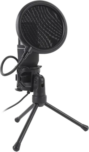 Gaming USB Microphone RGB Light Desktop Condenser PC Mic for Streaming Podcast Studio