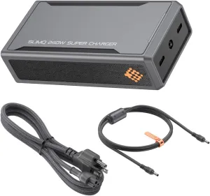  GaN Charger for Laptop, DC 20V and USB C PD3.0 240W 230W 200W 180W 170W Universal Gaming Laptop Charger AC Adapter Compatible with Dell MSI Lenovo HP Razer Asus Acer (Without DC Adapter)