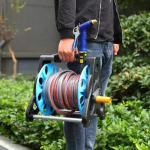 Garden Retractable Water Hose Reel Storage Holders
