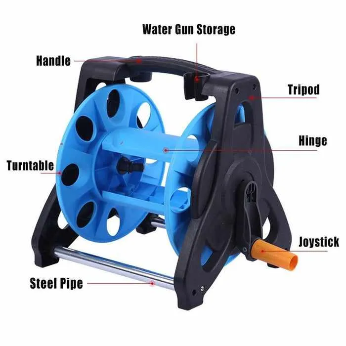 Garden Retractable Water Hose Reel Storage Holders