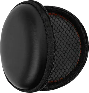 Geekria Shield Earbuds Case Compatible with LG Tone Free T90/T90S T80 True Wireless Earbuds, Replacement Hard Shell Travel Carrying Bag with Cable Storage (Black)