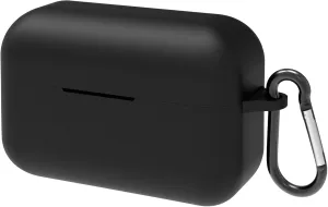Geekria Silicone Case Cover Compatible with JBL Live 300 True Wireless Earbuds, Earphones Skin Cover, Protective Carrying Case with Keychain Hook, Charging Port Accessible (Black)