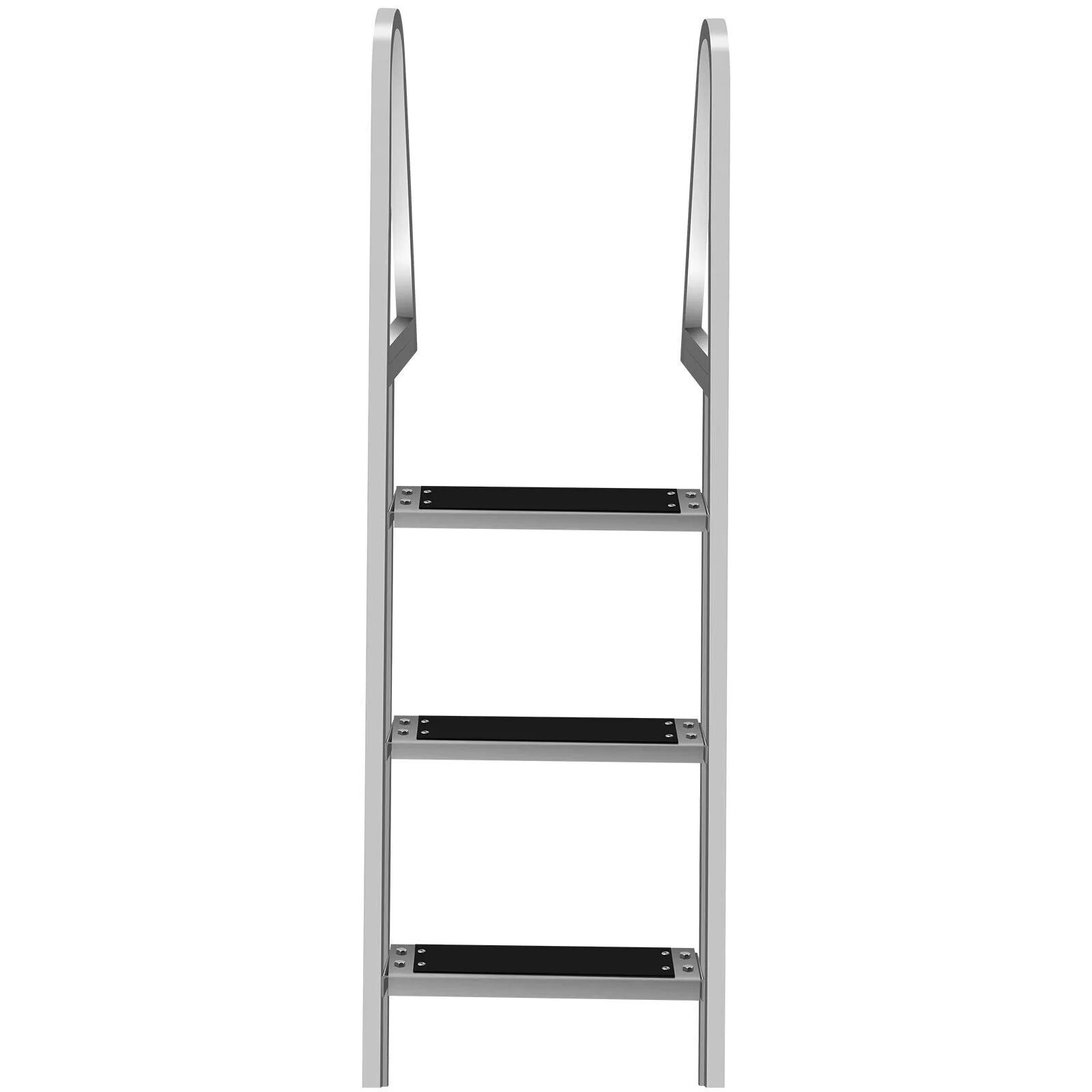 Heavy Duty Aluminum Pool & Boat Deck Ladder, Rust-Resistant, 350 lbs